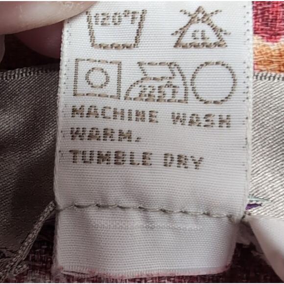 VTG The Territory Ahead Camp Shirt Mens XL hi Rust Tan Geometric Print Button Up - Picture 9 of 14